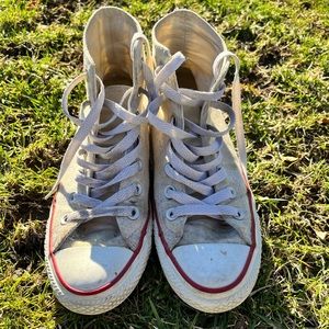 white converse high tops
